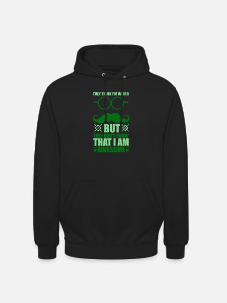 Mustache mustache mustache mustache - Unisex Hoodie - black