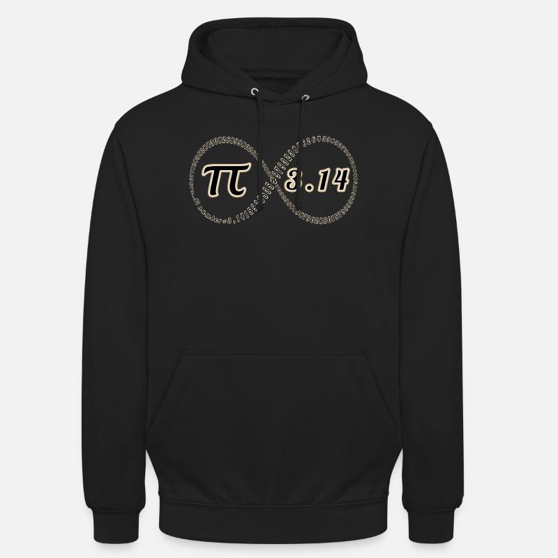 Pi - Sweat-shirt à capuche unisexe - noir