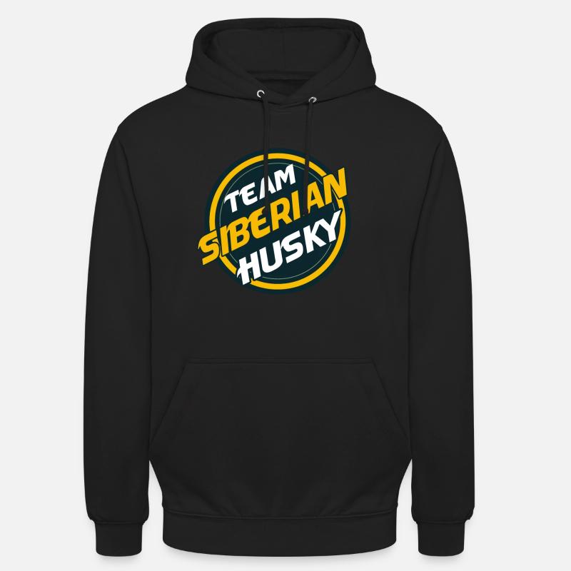 Équipe Husky - Sweat-shirt à capuche unisexe - noir
