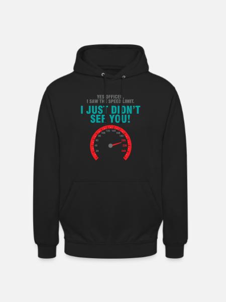 Auto Raser - Unisex Hoodie - Schwarz