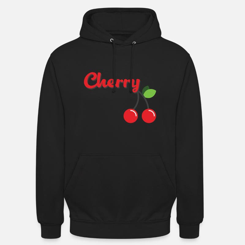 Kirsche - Unisex Hoodie - Schwarz
