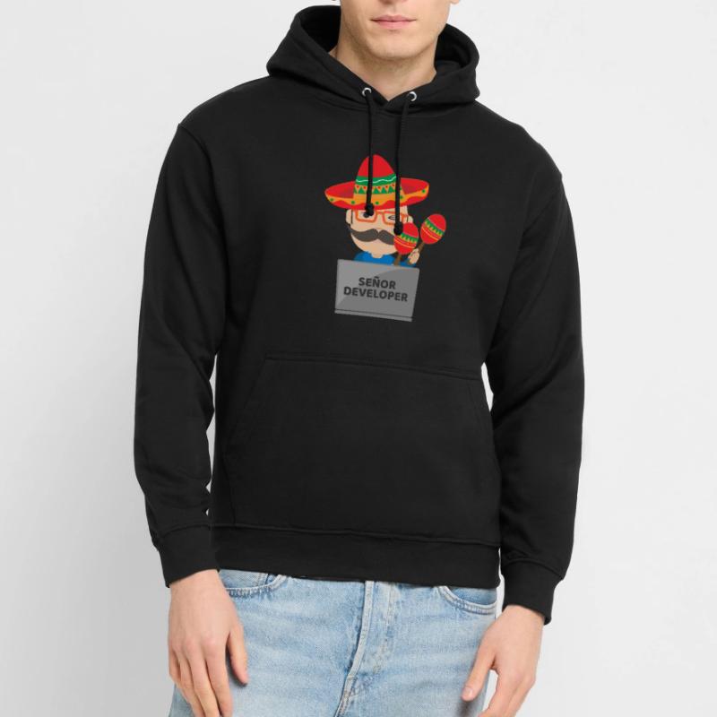 Señor Developer Senior Developer - Idée cadeau Sweat-shirt à capuche unisexe
