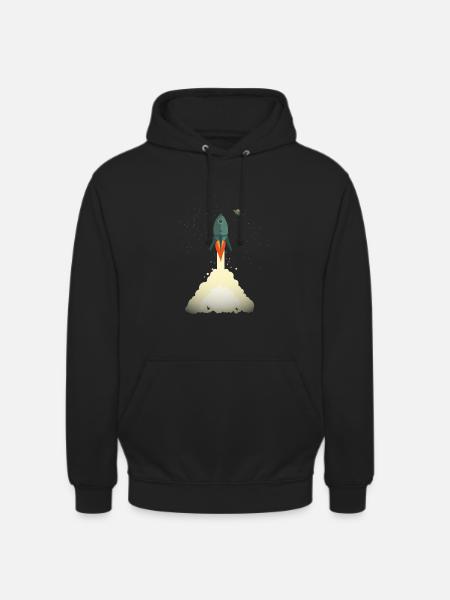 rocket - Unisex Hoodie - black