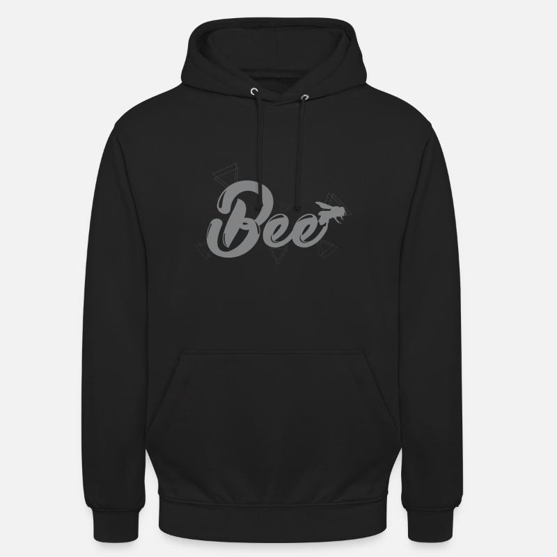 Abeille - Sweat-shirt à capuche unisexe - noir