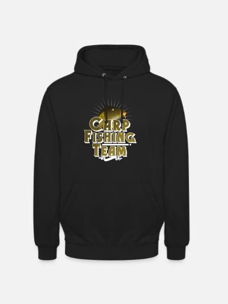 Carp fishing angler fishing - Unisex Hoodie - black
