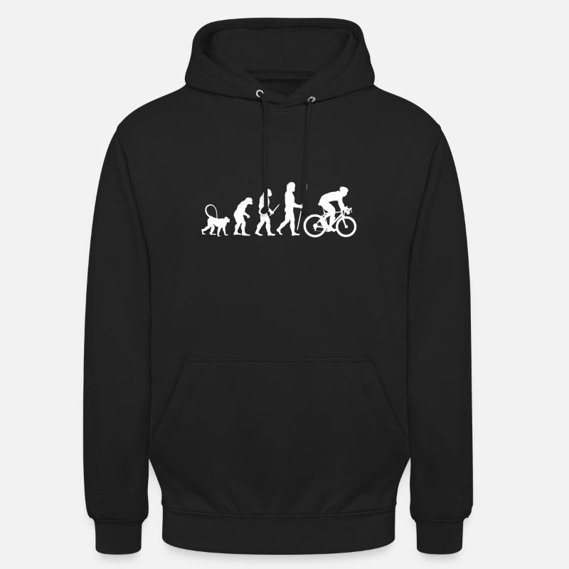 Evolution cyclists - Unisex Hoodie - black