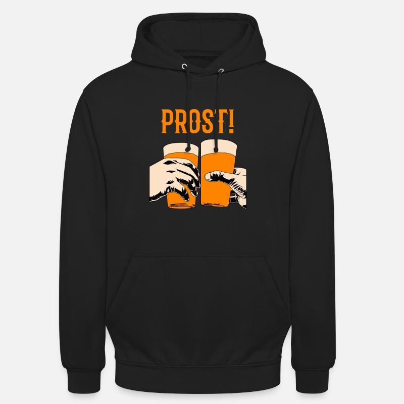 Trinkspruch - Unisex Hoodie - Schwarz