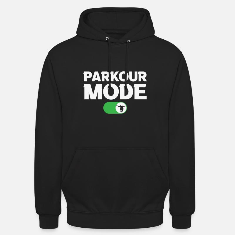 Parkour Lovers Parkour Mode Activé - Sweat-shirt à capuche unisexe - noir