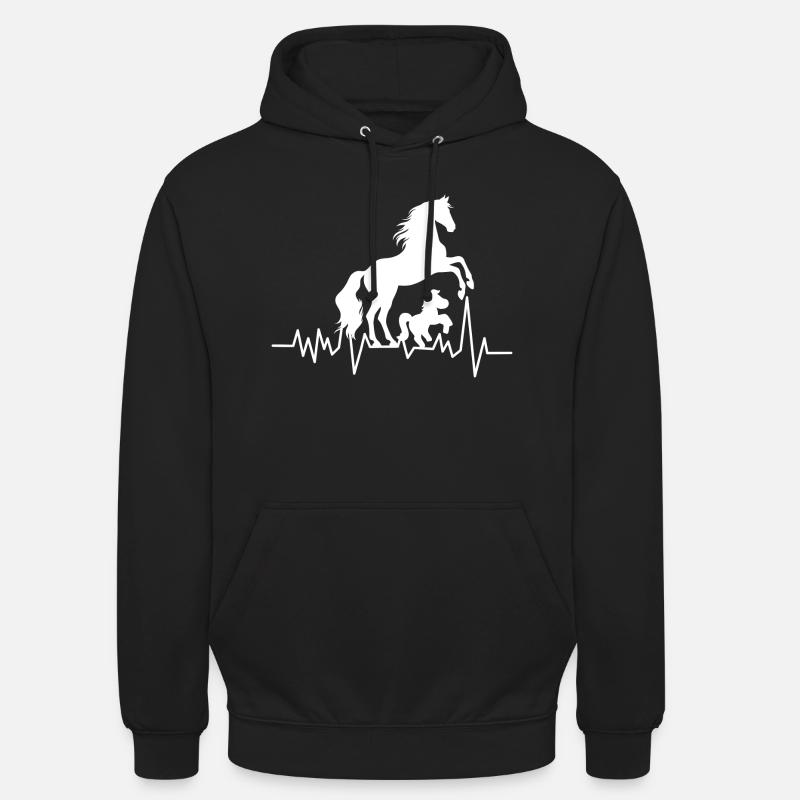 Pferd - Unisex Hoodie - Schwarz