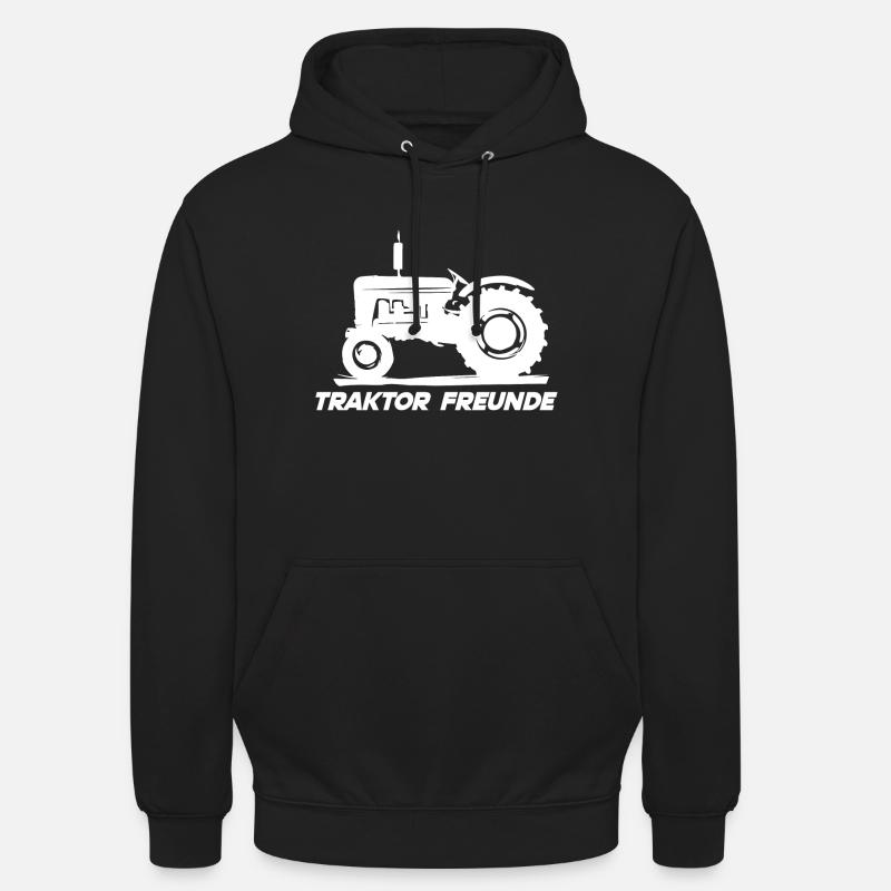 Traktor und Schlepperfreunde - Unisex Hoodie - Schwarz