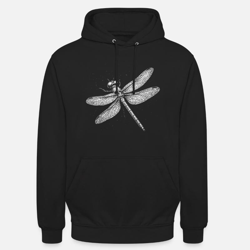 Libelle - Unisex Hoodie - Schwarz