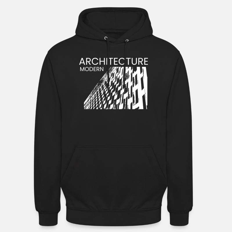 modern architecture design - Unisex Hoodie - black