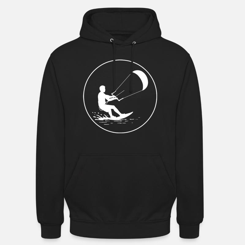 Wind im Griff - Unisex Hoodie - Schwarz