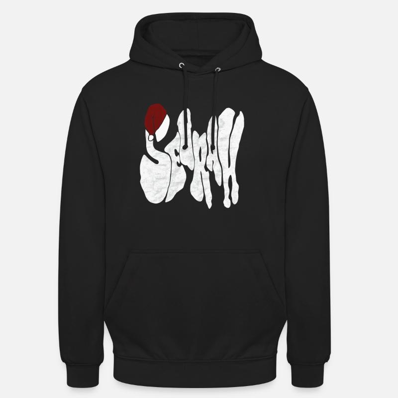 Savage „SEBRAH“ Graffiti Schrift Marmor - Unisex Hoodie - Schwarz