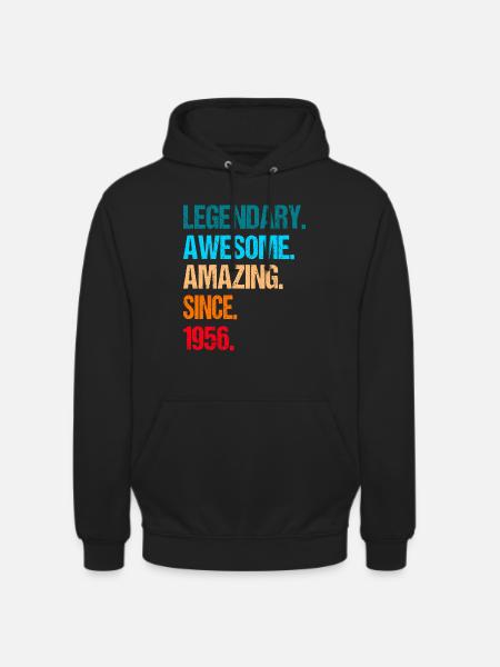70 Birthday 1956 - Unisex Hoodie - black