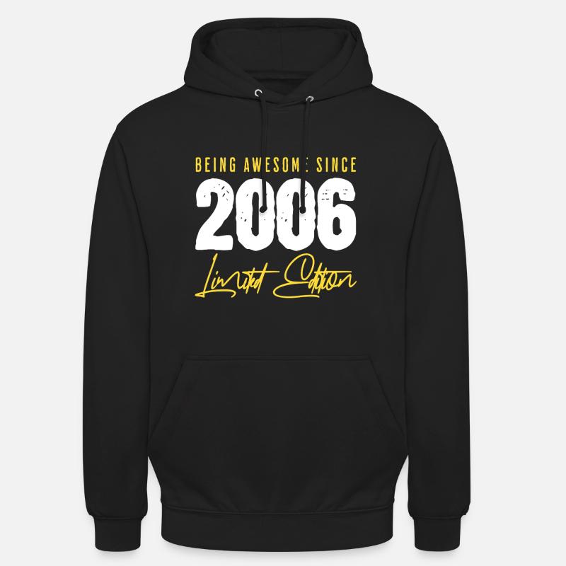 20e anniversaire 2006 Édition limitée - Sweat-shirt à capuche unisexe - noir