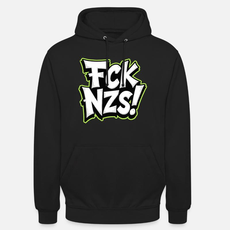 FCK NZS Statement gegen Rassismus - Unisex Hoodie - Schwarz