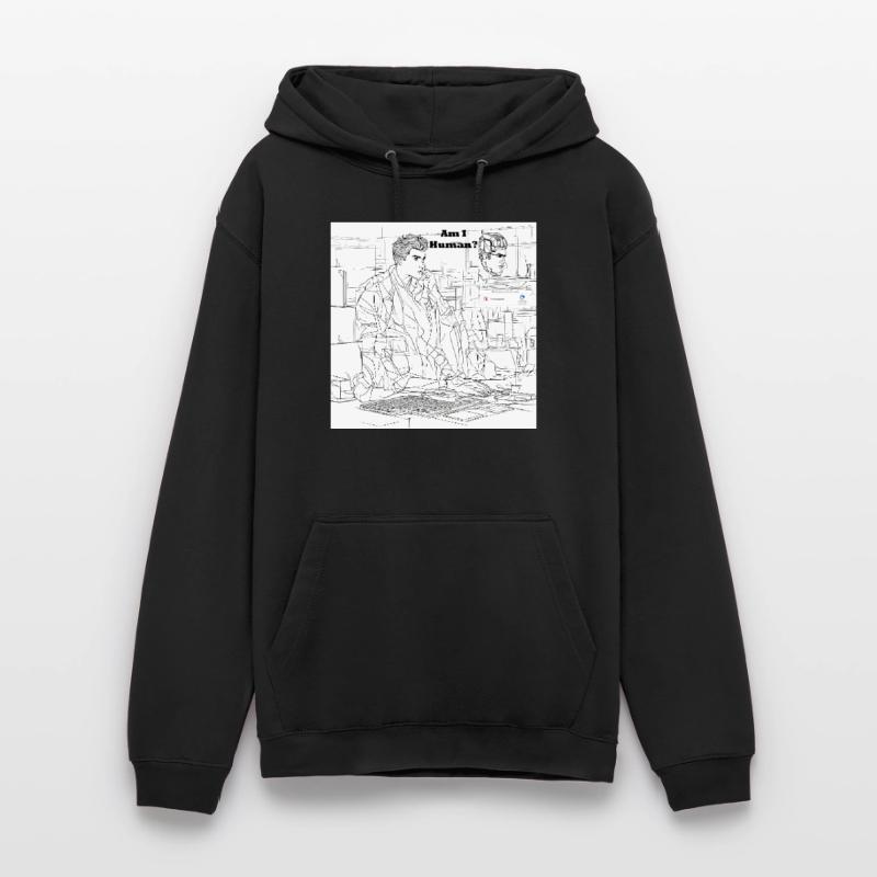 Mensch oder Roboter Unisex Hoodie