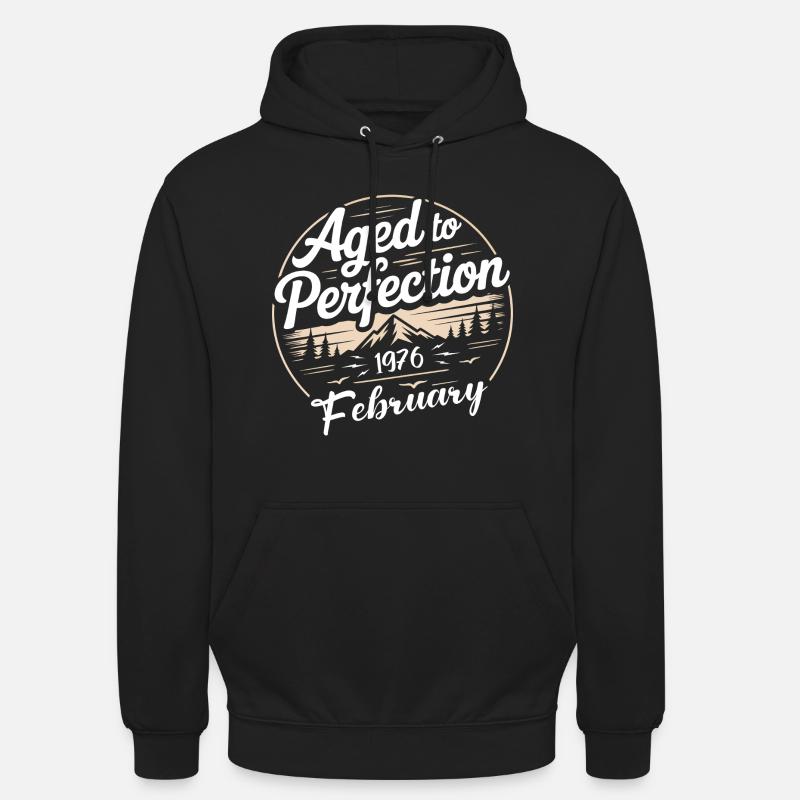 Februar 1976 - Unisex Hoodie - Schwarz