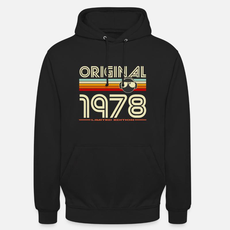 Originale 1978 Retro Casque - Sweat-shirt à capuche unisexe - noir