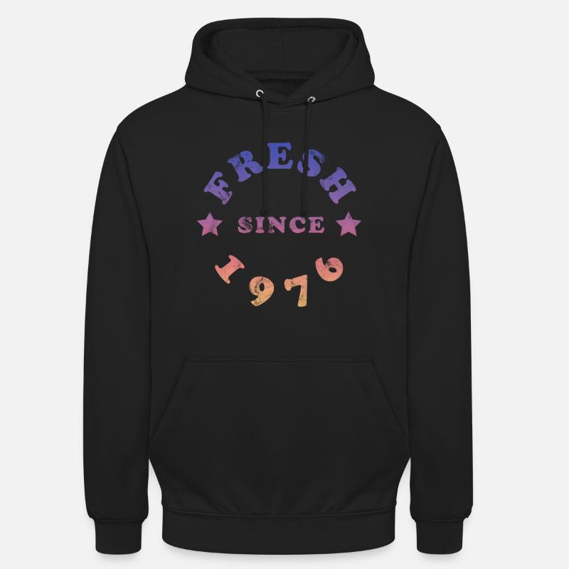Millésime 1976 - Sweat-shirt à capuche unisexe - noir