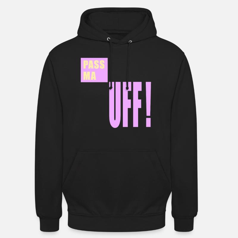 Berlin Attention Berlinerisch - Sweat-shirt à capuche unisexe - noir