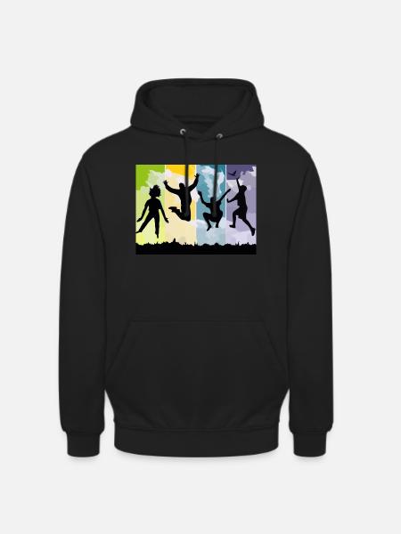 Peace is freedom - Unisex Hoodie - black