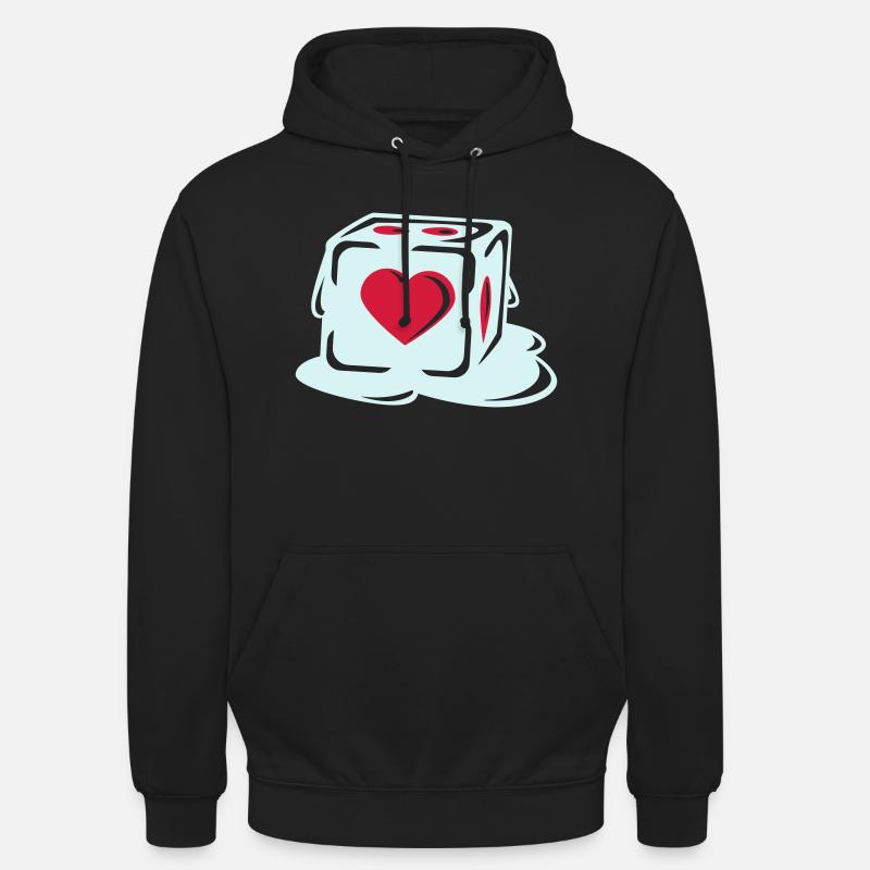 With Heart - Sweat-shirt à capuche unisexe - noir