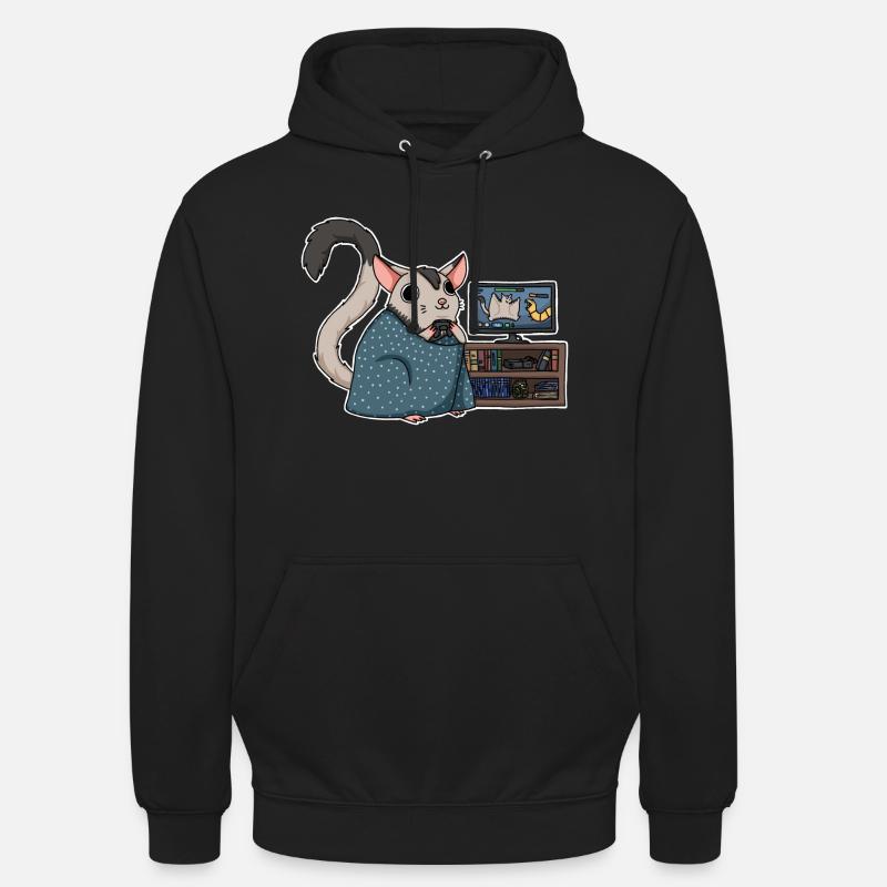 Sugarglider de jeu - Sweat-shirt à capuche unisexe - noir