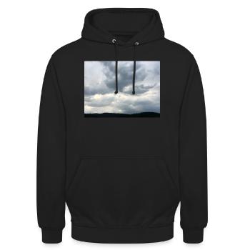 Engelsflügel - Unisex Hoodie - Schwarz - Vorne - Alina (178cm) & Michal (187cm)