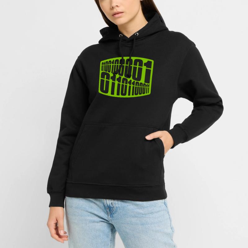 Langage de programme de code binaire Sweat-shirt à capuche unisexe