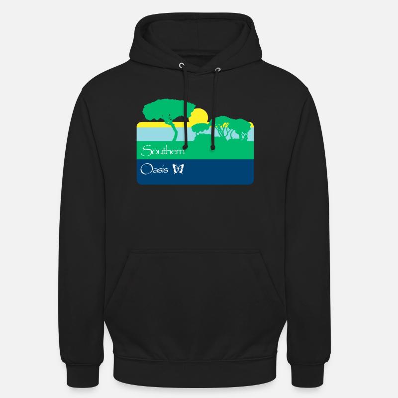 Forêt tropicale du Sud - Sweat-shirt à capuche unisexe - noir