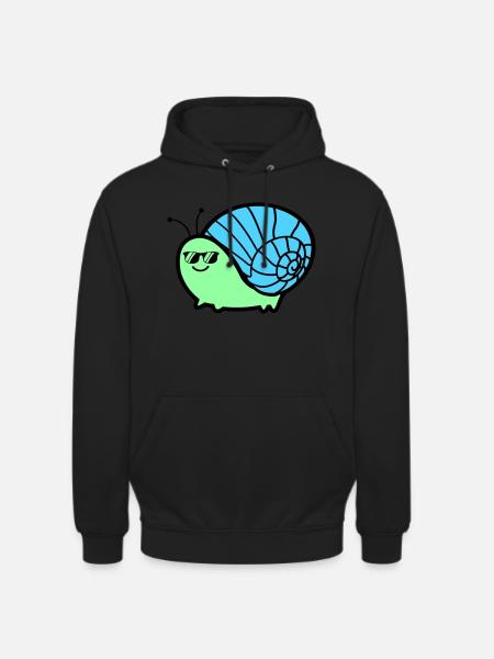 Snail Cool - Unisex Hoodie - black