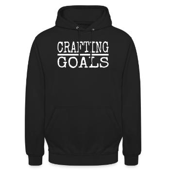 Blagues Objectif de l’équipe Déclaration de l’athlète Cadeau d’anniversaire - Sweat-shirt à capuche unisexe - noir - Devant - Alina (178cm) & Michal (187cm)