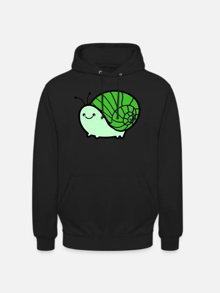 Escargot 02 - Sweat-shirt à capuche unisexe - noir