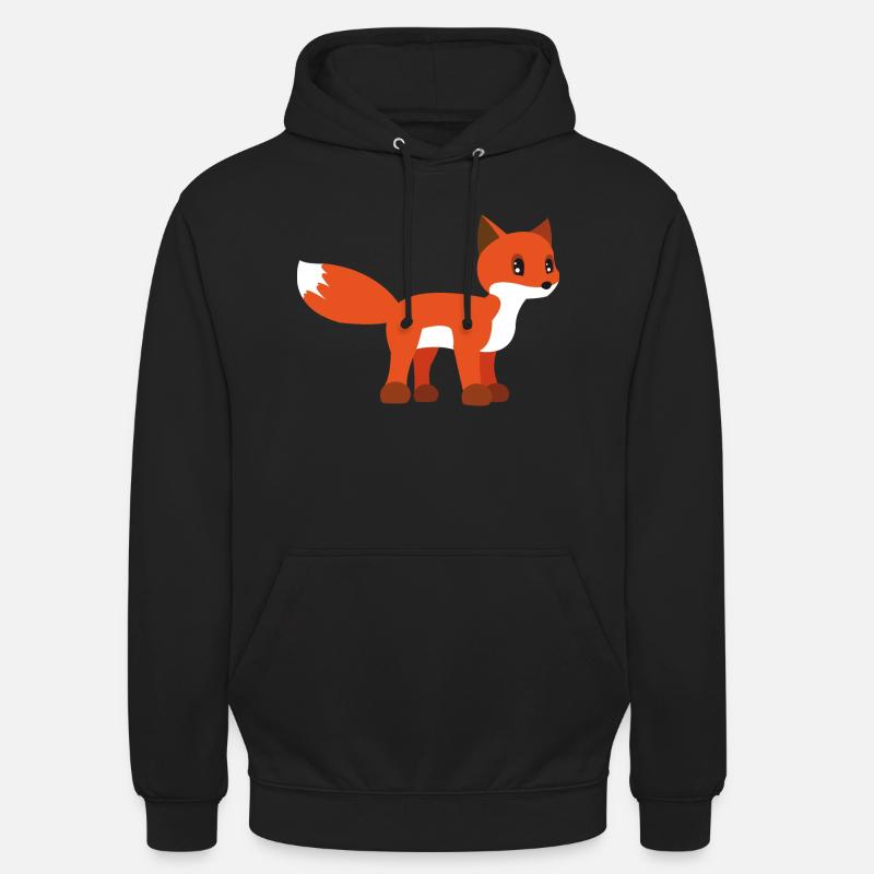 Fuchs - Unisex Hoodie - Schwarz