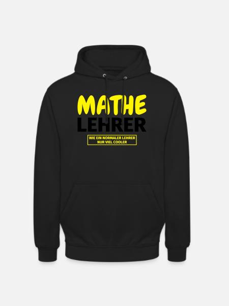 Mathelehrer Geschenk - Unisex Hoodie - Schwarz