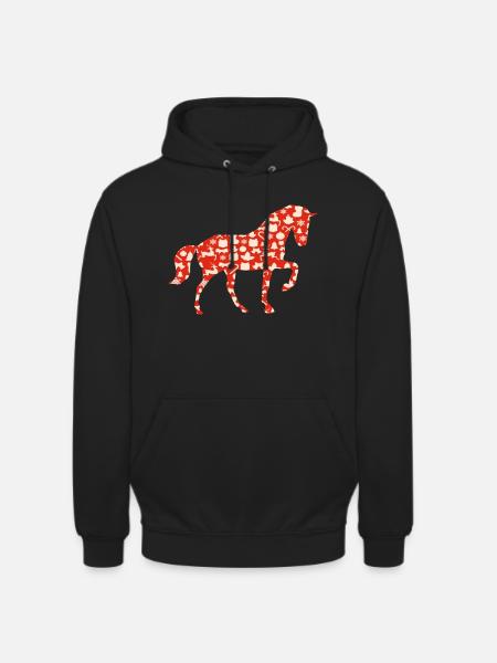 Christmas horse Christmas horse - Unisex Hoodie - black