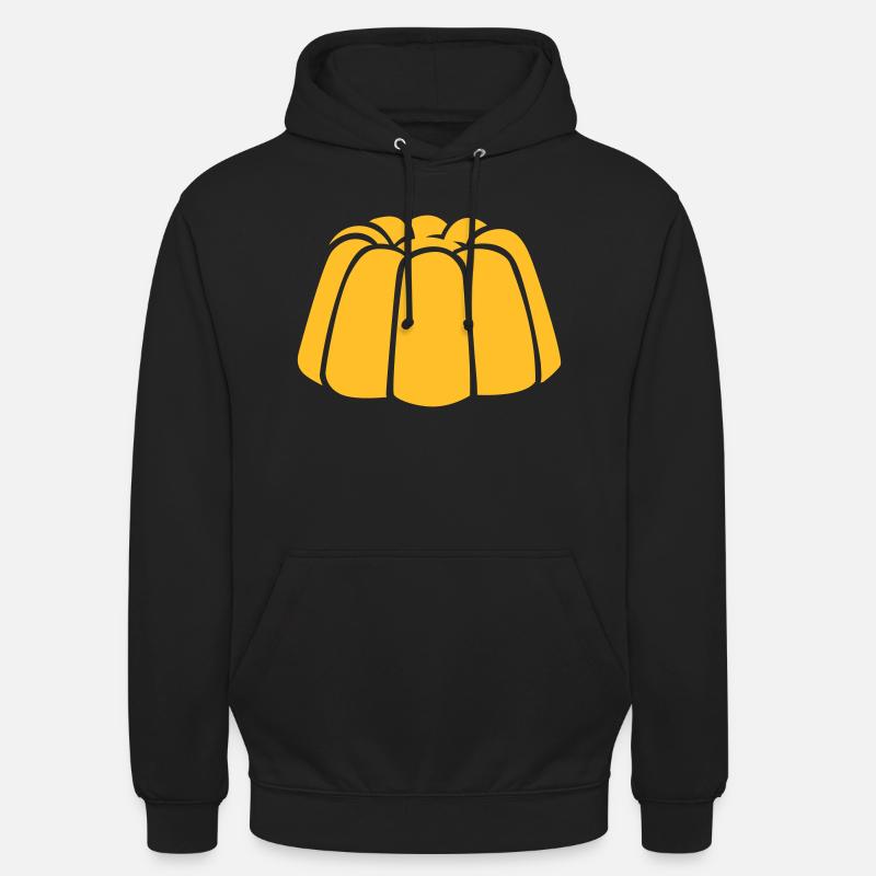 Pudding - Sweat-shirt à capuche unisexe - noir