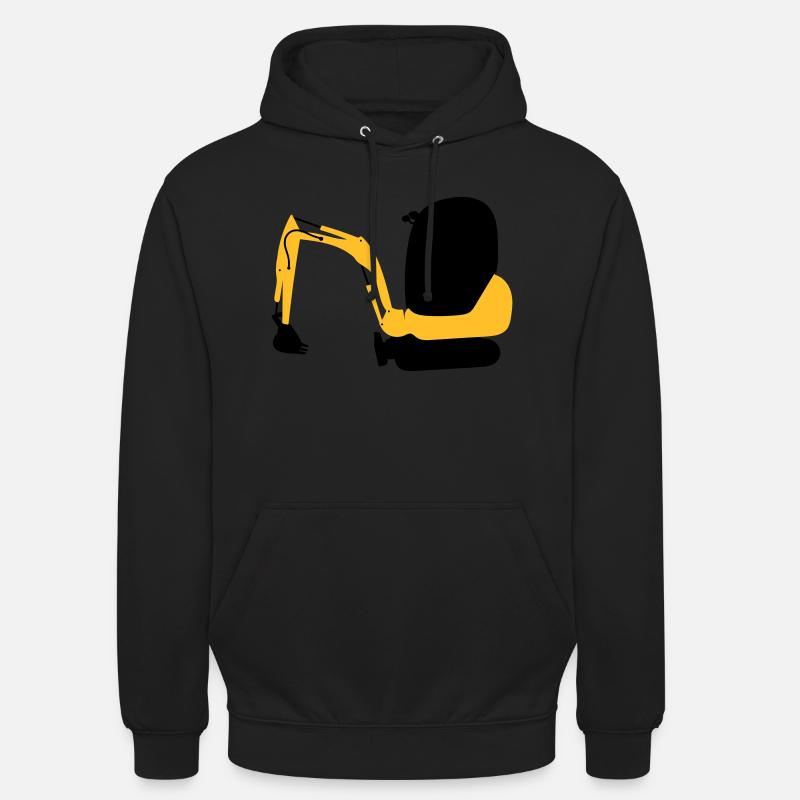 pelleteuse - Sweat-shirt à capuche unisexe - noir