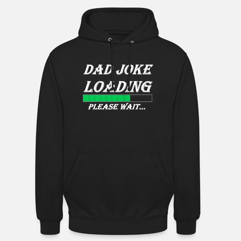 DAD JOKE LOADING - Sweat-shirt à capuche unisexe - noir