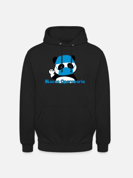 Bloc d'exploitation Panda - Sweat-shirt à capuche unisexe - noir