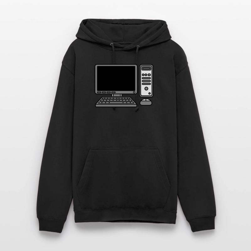 Computer Keyboard Mouse Screen Unisex Hoodie
