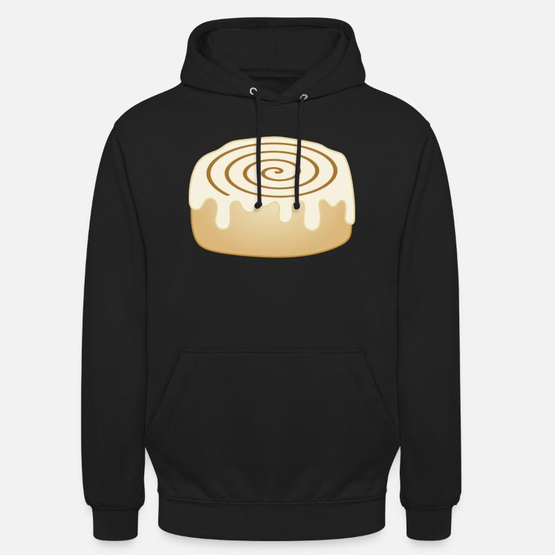 Rouleau à la cannelle - Sweat-shirt à capuche unisexe - noir
