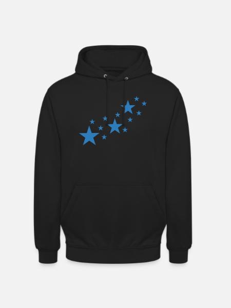 Star, stars - Unisex Hoodie - black