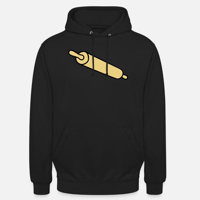 rolling_pin - Sweat-shirt à capuche unisexe - noir