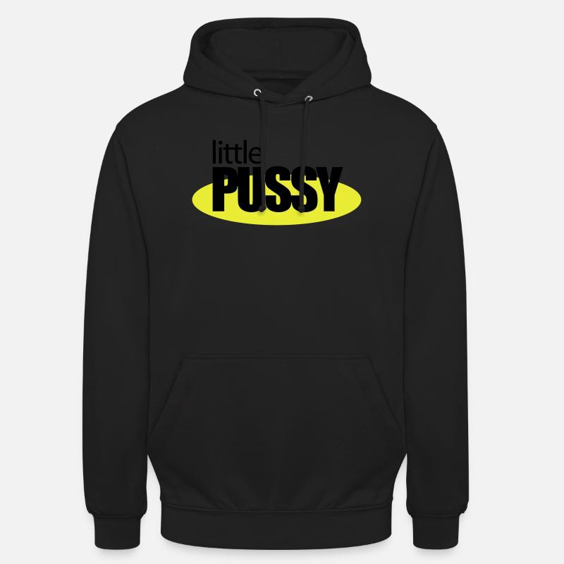 petite chatte - Sweat-shirt à capuche unisexe - noir