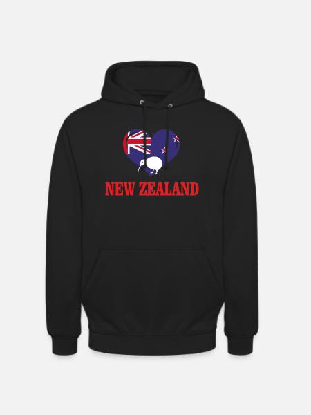 New Zealand - Unisex Hoodie - Schwarz