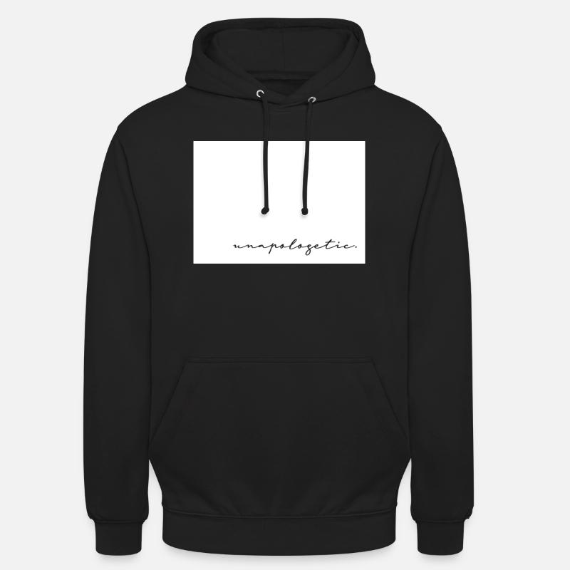 Sans excuse - Sweat-shirt à capuche unisexe - noir