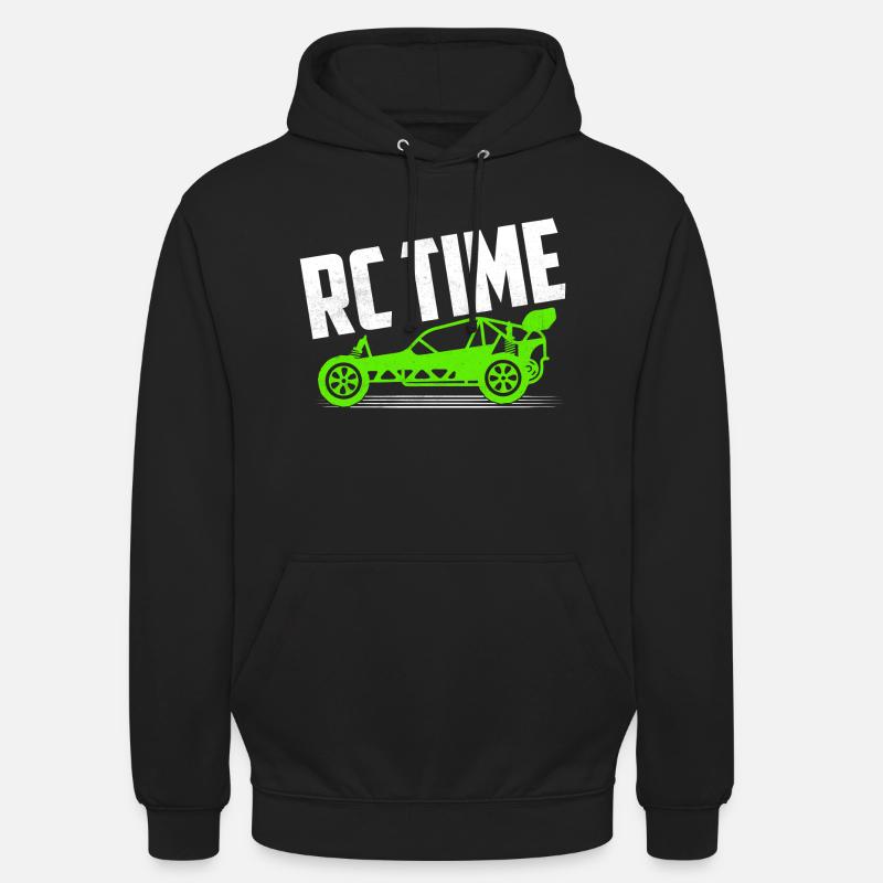RC Time Model Voiture Télécommande - Sweat-shirt à capuche unisexe - noir